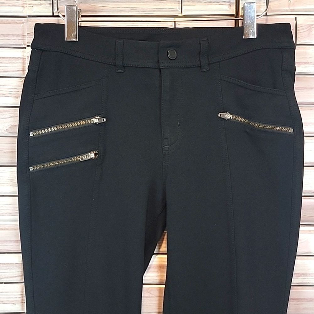 Athleta Ponte Moto 2.0 skinny stretch pants Size 8